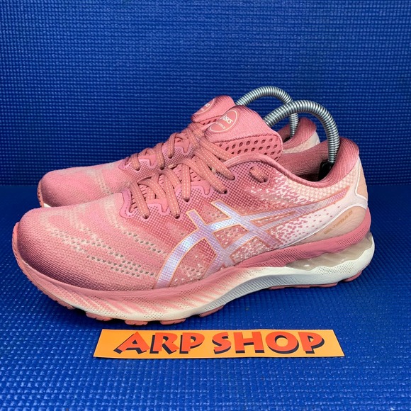 Asics Shoes - ASICS GEL-NIMBUS 23 Women`s Size 9 Rose Pink White Running Shoes 1012A885